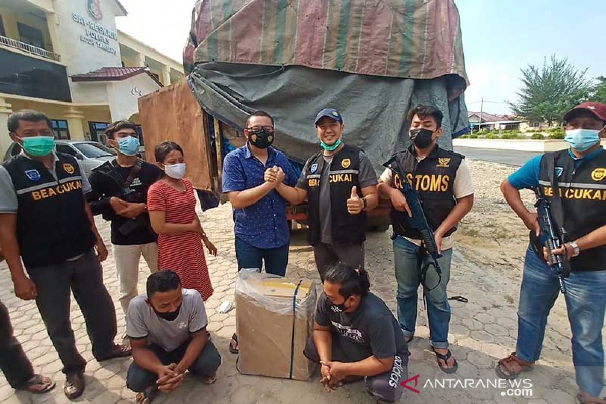 Polisi tangkap truk bermuatan rokok ilegal di Aceh Tamiang