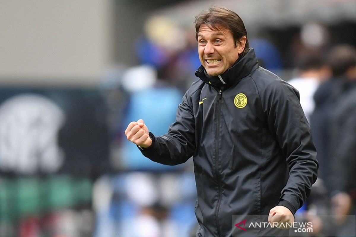 Conte bilang Inter mulai terbiasa hadapi tekanan perburuan scudetto