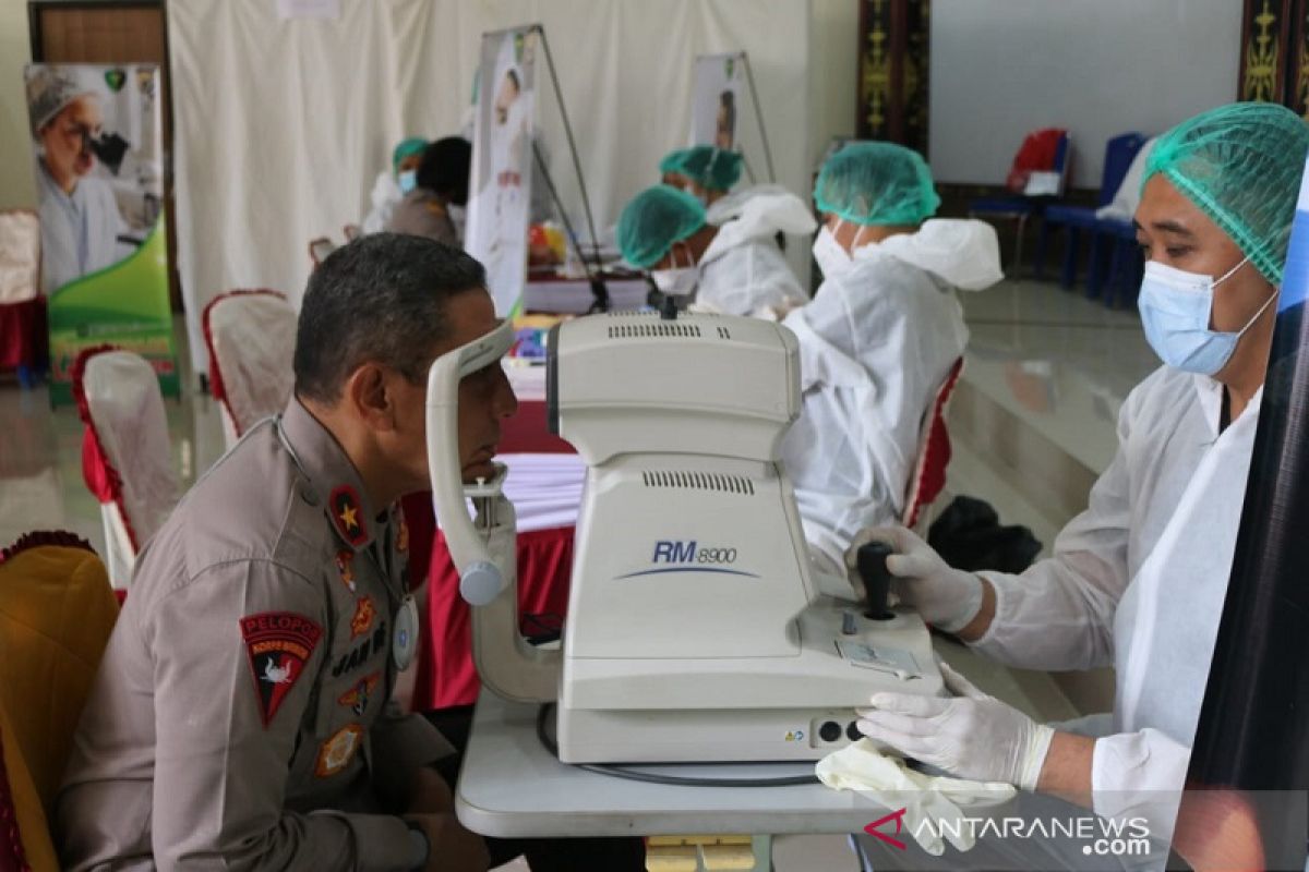 Bidokes Polda Maluku lakukan pemeriksaan kesehatan berkala pejabat utama