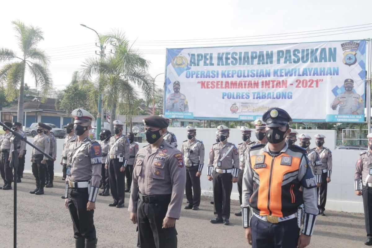 Polres Tabalong gelar apel kesiapan Operasi Intan 2021