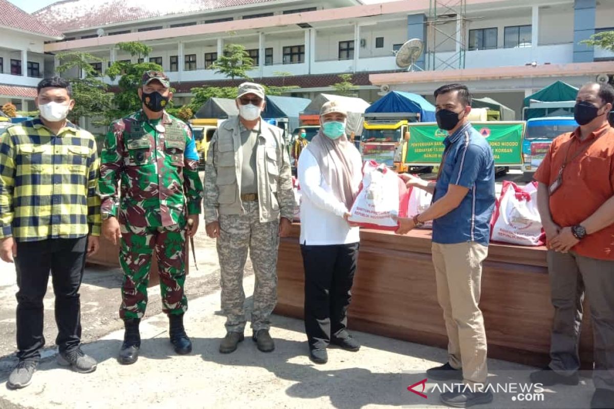 Distribusi bantuan dan revitalisasi pascabanjir Bima berjalan lancar