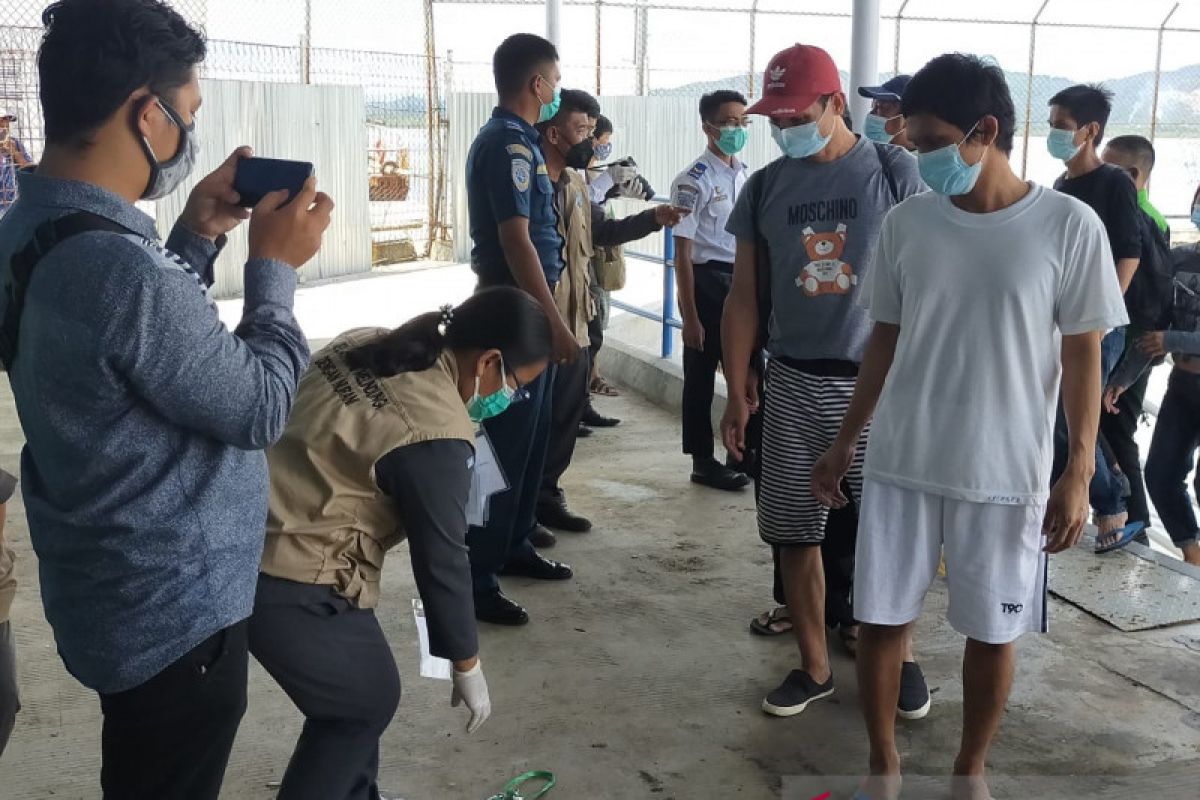 Lima deportan dari Malaysia ke Nunukan berkewarganegaraan Filipina