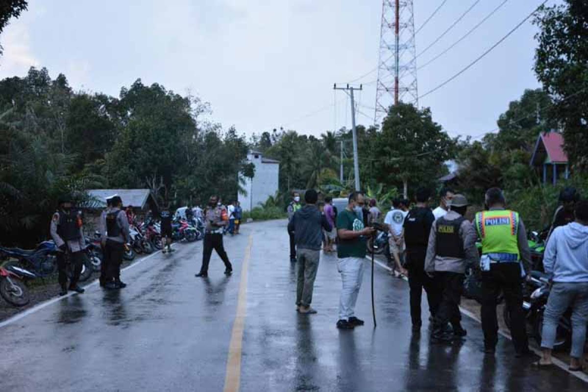 Diduga ikut balap liar, Polres Barsel amankan 31 unit sepeda motor