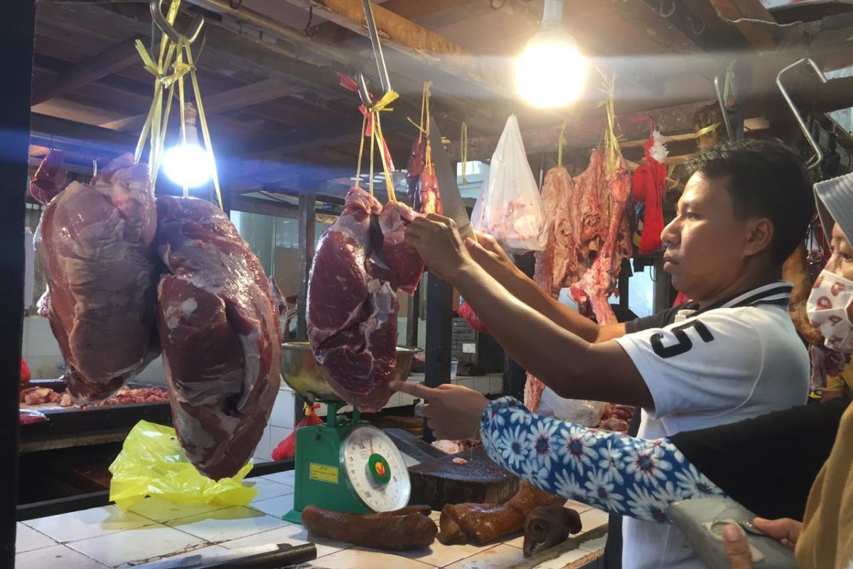 Jelang Ramadan harga daging sapi di Pontianak stabil