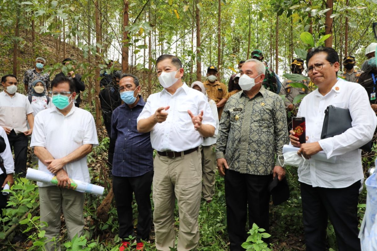 Kementerian PPN/Bappenas kunjungi titik nol pembangunan IKN di Kaltim