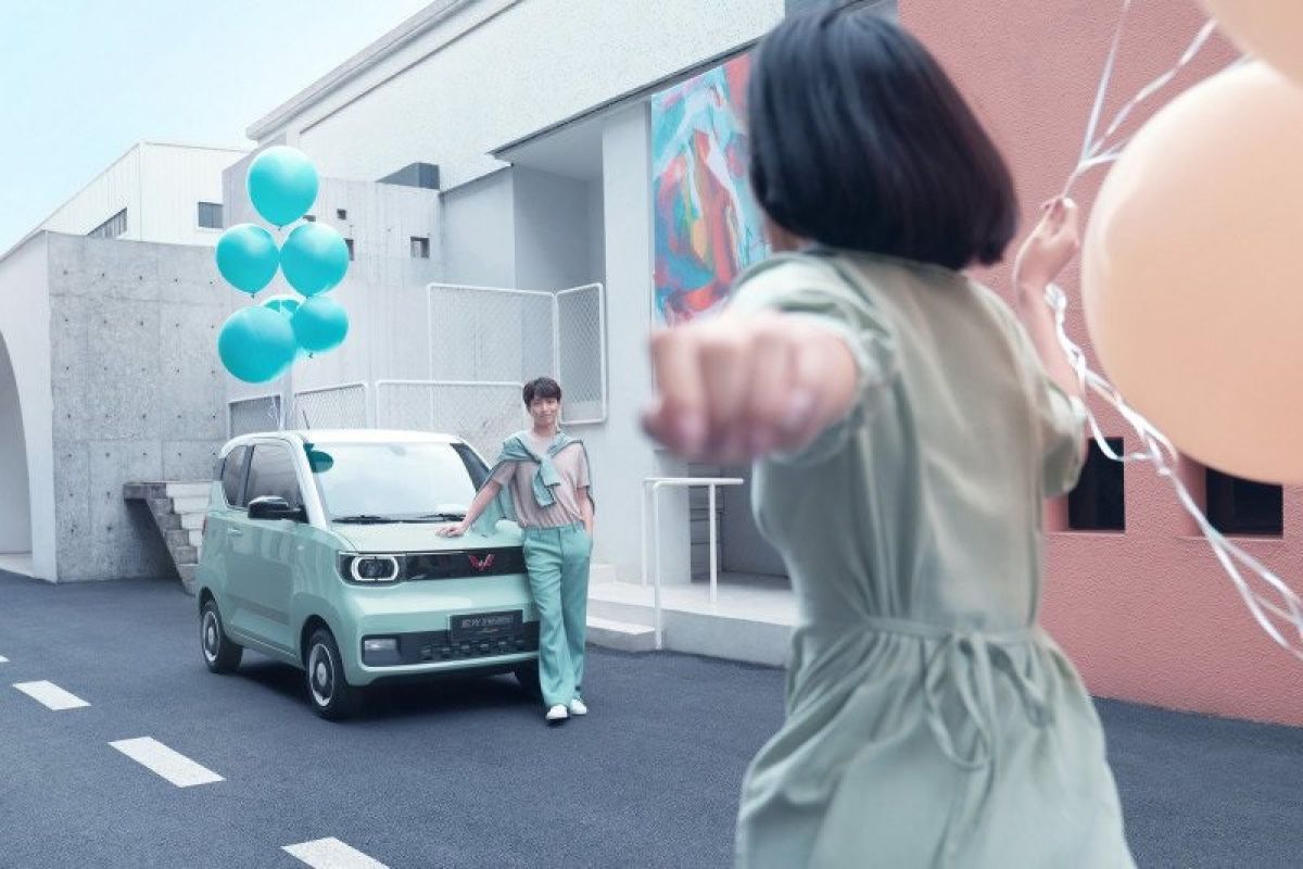 Wuling luncurkan kendaraan listrik Hong Guan Mini EV Macaron di China