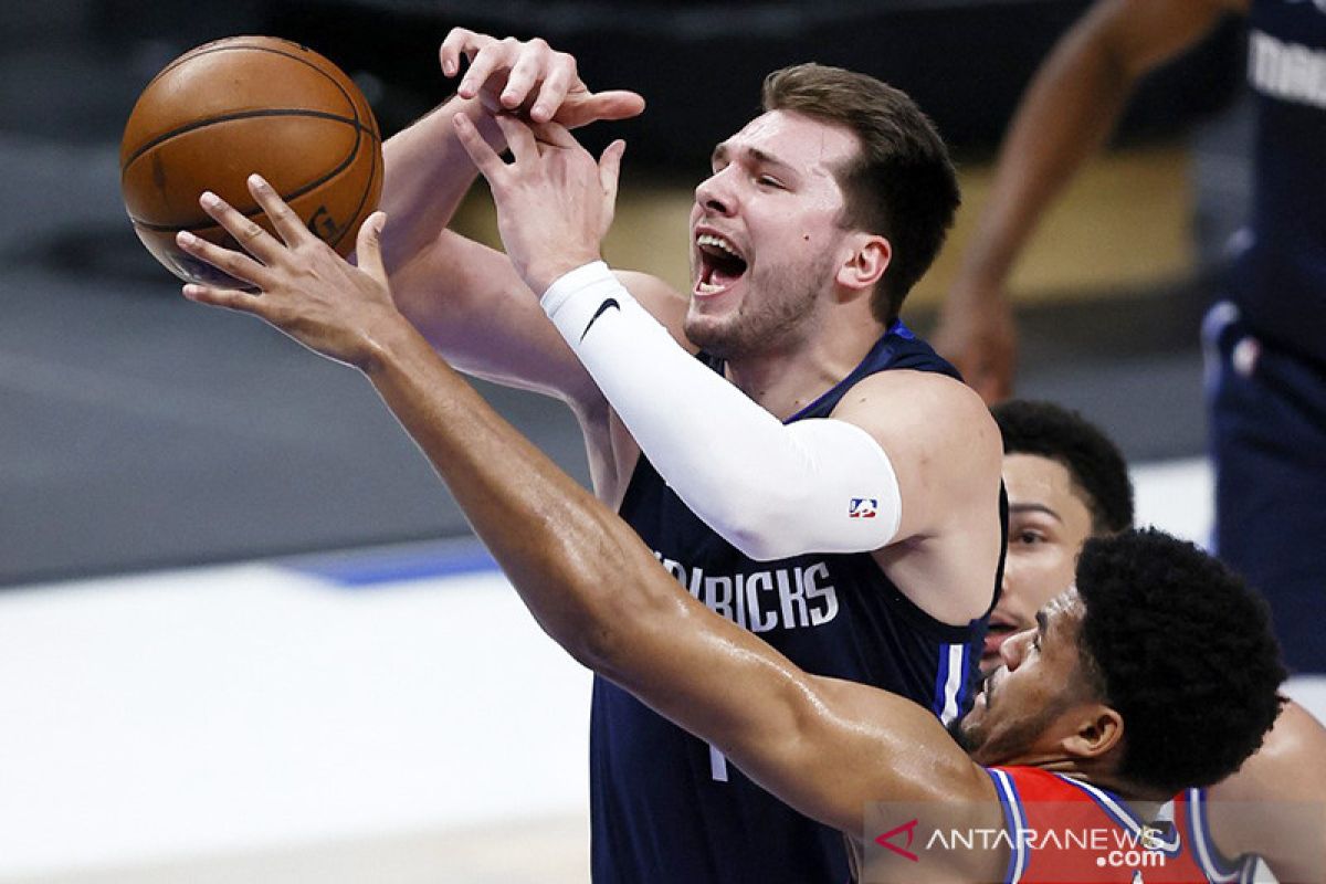 Luka Doncic bantu Mavericks raih kemenangan kunci atas Lakers