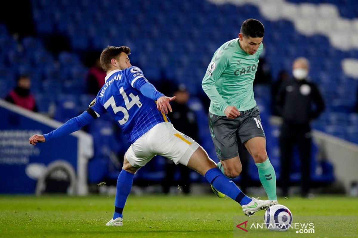 Brighton jegal ambisi Everton mendekati empat besar