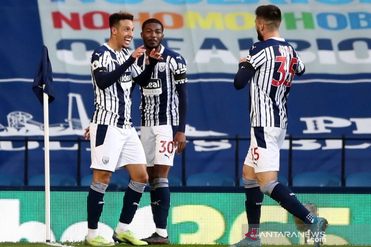 West Brom petik kemenangan beruntun pertama setelah cukur Southampton 3-0