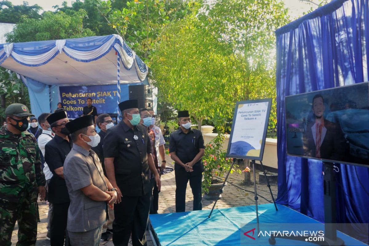 Bupati luncurkan Siak TV dapat dijangkau di Satelit Telkom 4