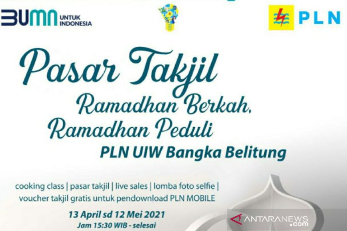 PLN Babel gelar pasar takjil selama bulan suci Ramadhan