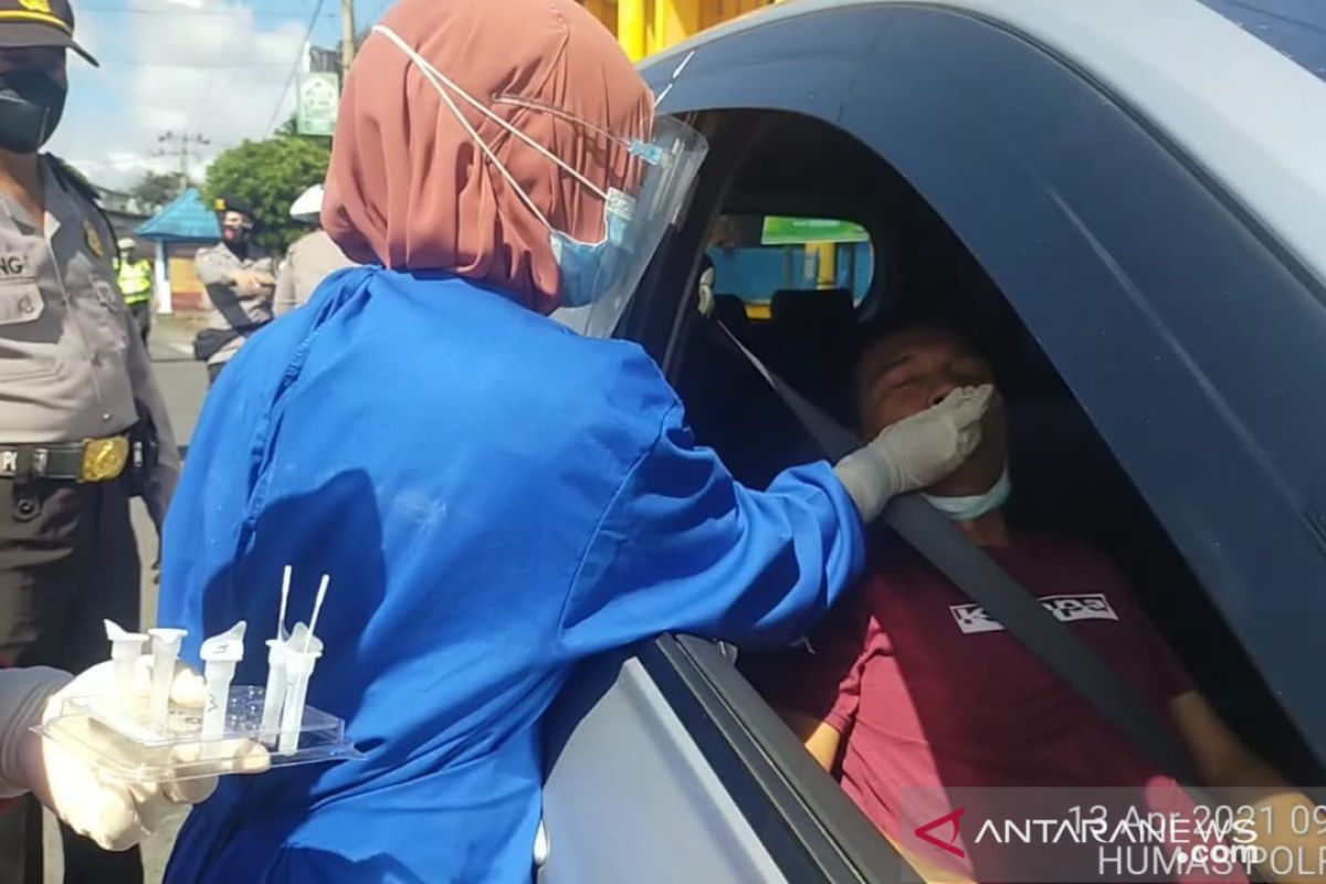 Rejang Lebong periksa rapid antigen bagi pengendara