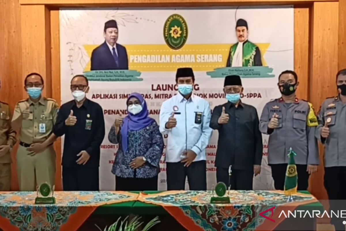 Pengadilan Agama Serang launching empat aplikasi permudah akses pelayanan saat pandemi