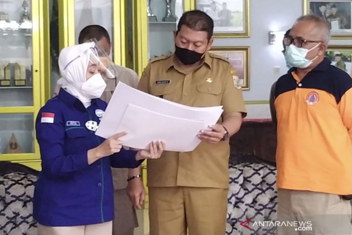 BMKG serahkan peta rawan bencana kepada Pemkab Malang