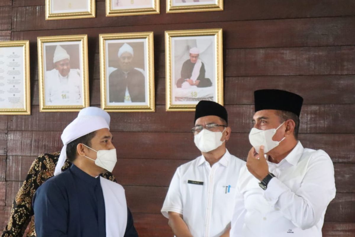 Gubernur Sumut silaturahmi dengan Tuan Guru Babussalam