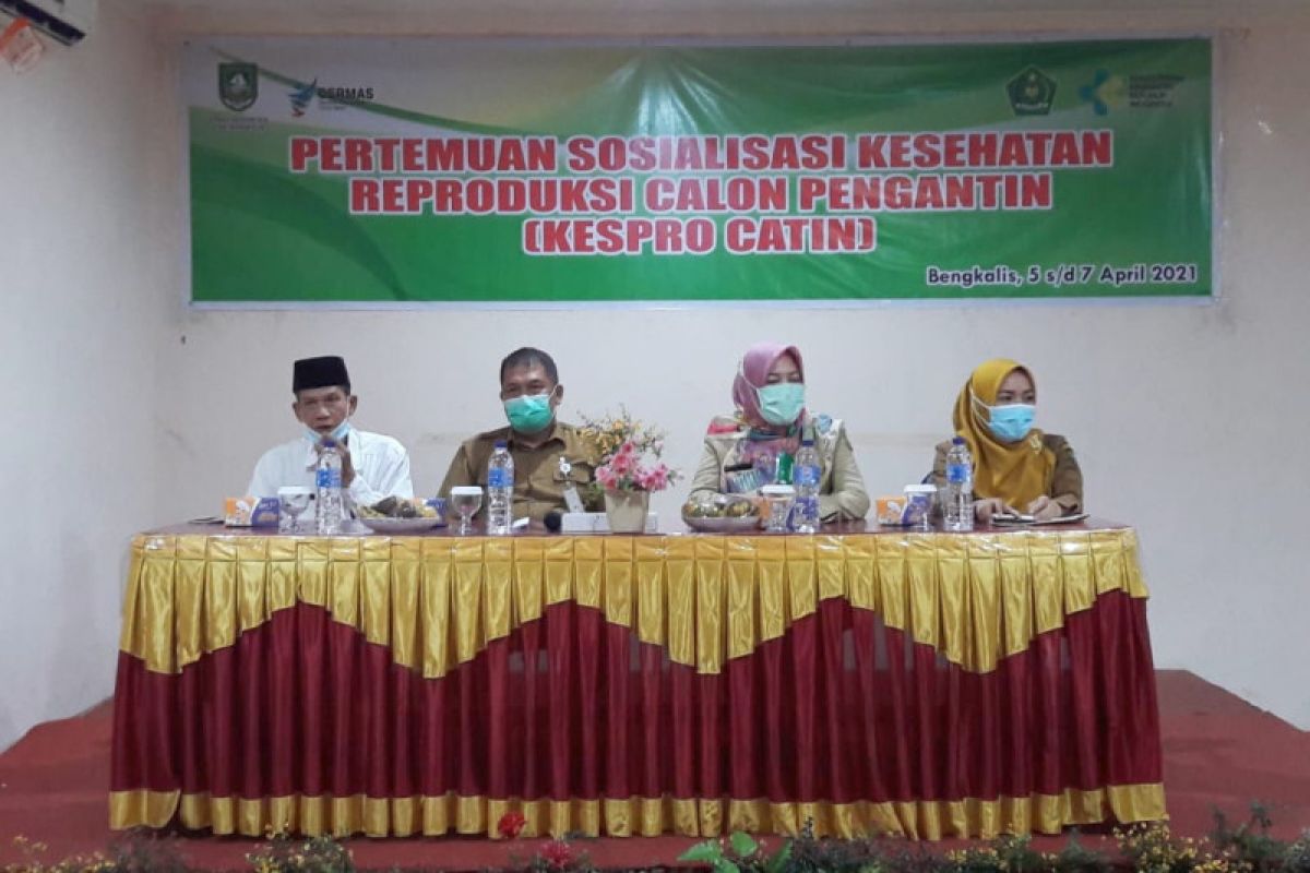 KUA Bengkalis garda terdepan sosialisasi kesehatan reproduksi calon pengantin