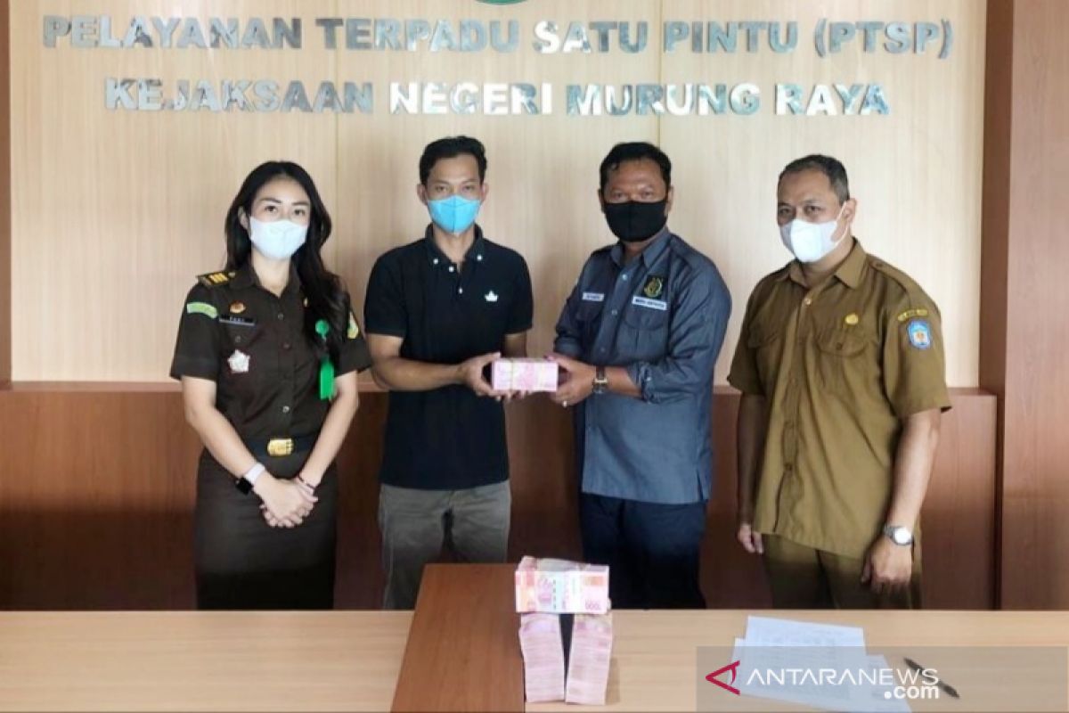 Kejari Murung Raya terima pengembalian uang negara Rp348 juta