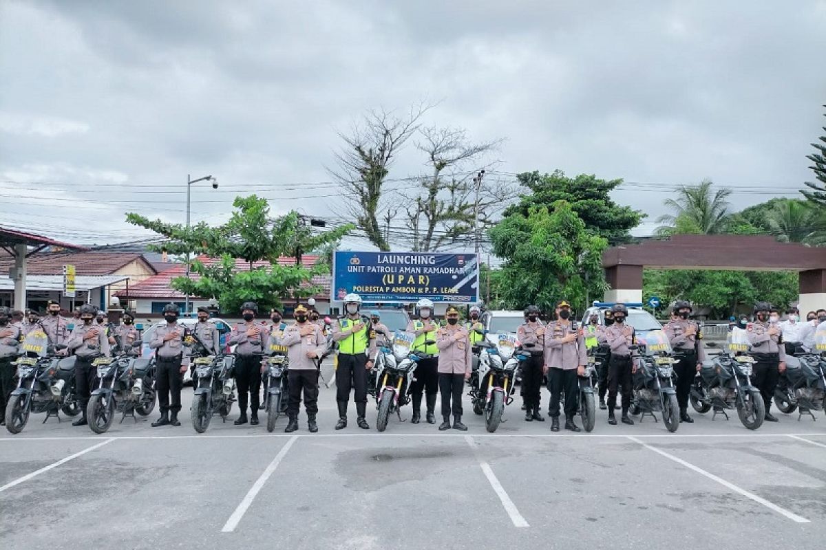 Polresta Pulau Ambon bentuk unit patroli aman ramadhan