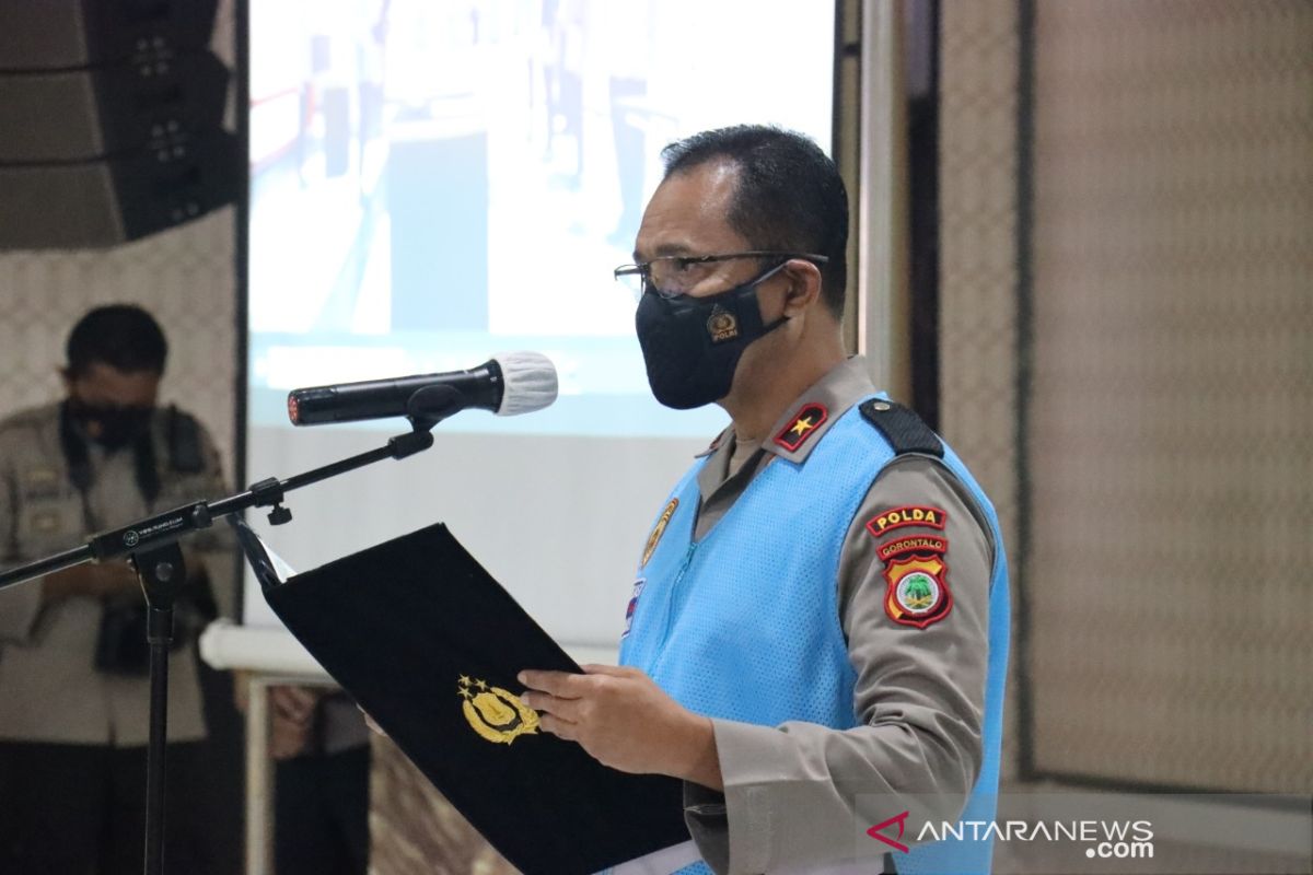 Polda Gorontalo gelar penandatanganan pakta integritas penerimaan Bintara