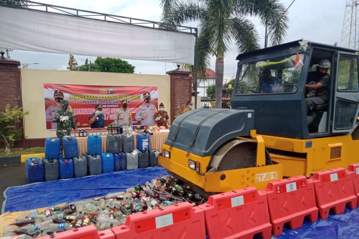 Kepolisian Resor Magetan amankan 106 tersangka kasus kriminalitas