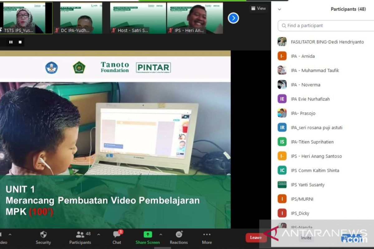 160 guru di Jambi ikuti pelatihan membuat video pembelajaran