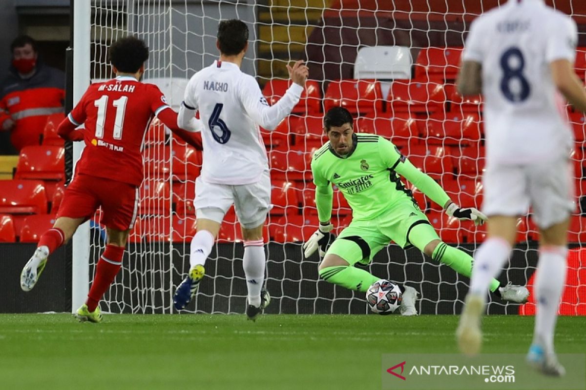 Liga Champions - Real Madrid ke semi final usai imbangi Liverpool di Anfield