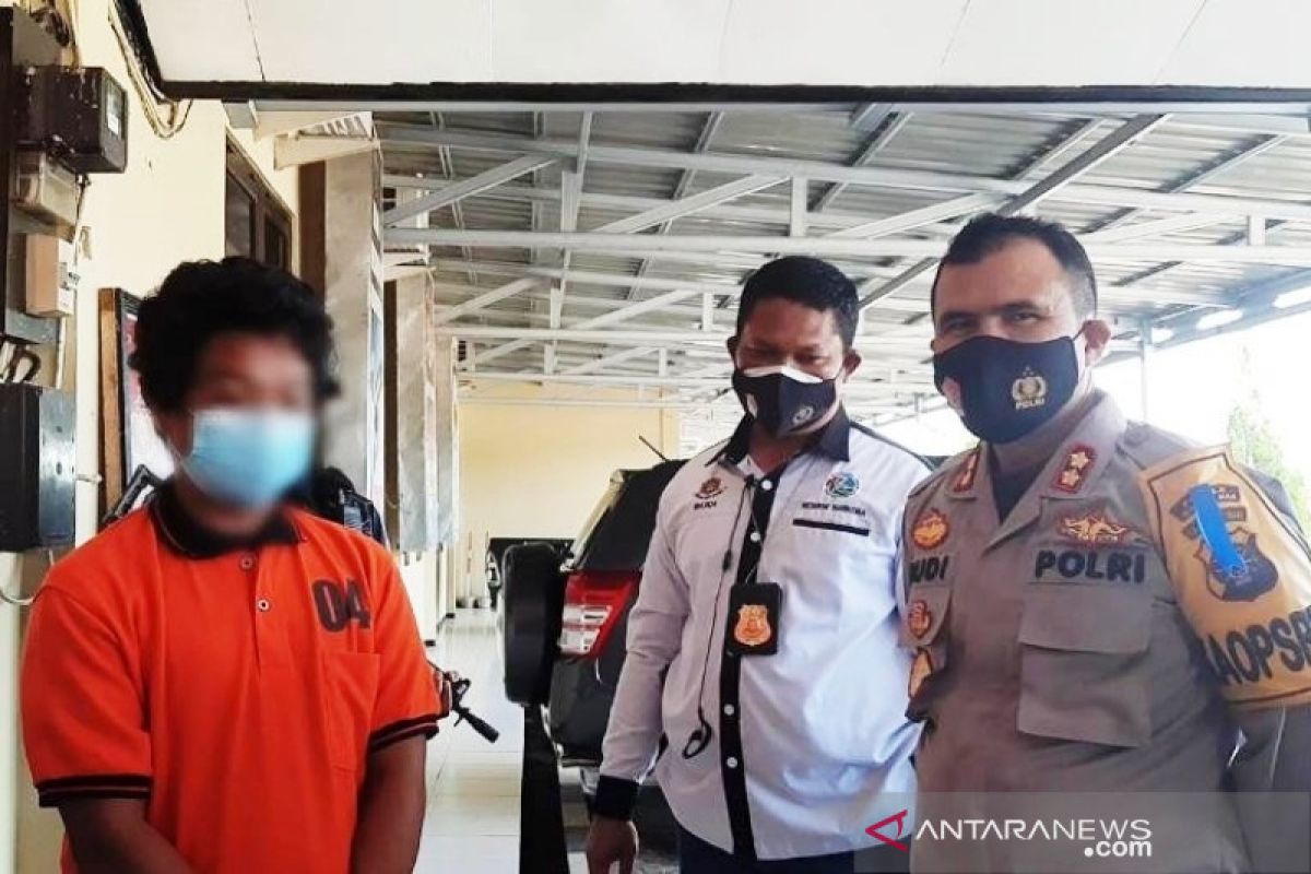 Pria ini ditangkap Polres Gumas setelah empat tahun jadi target