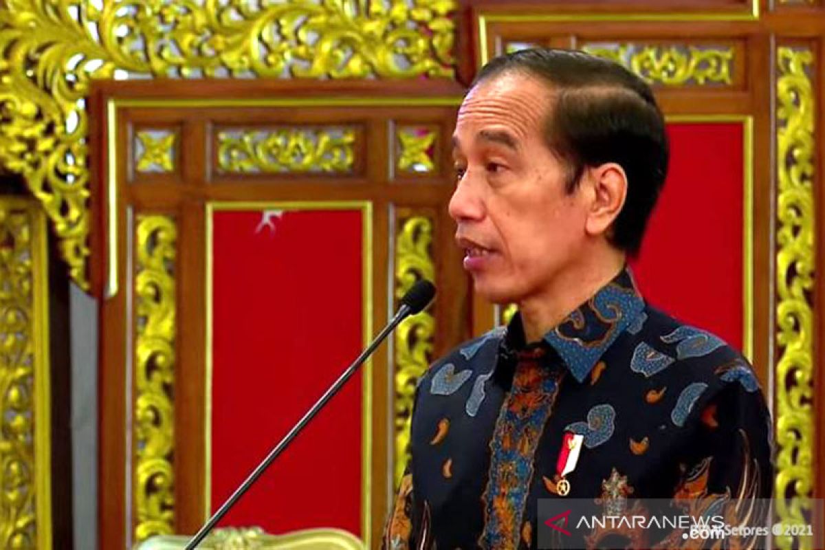 Presiden Jokowi sebut indikator kinerja PMI sudah lampaui tingkat kenormalan