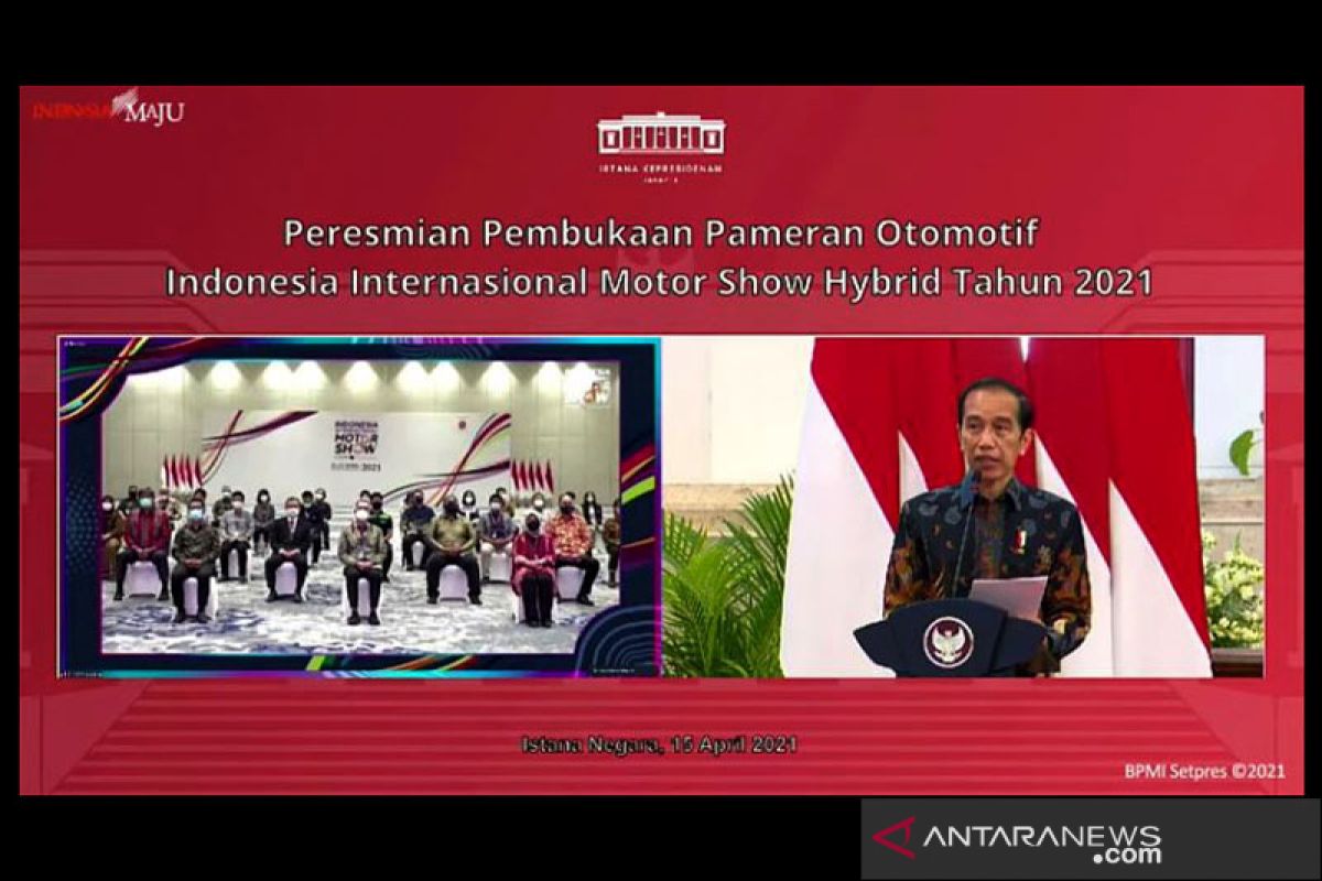 Jokowi resmi buka gelaran IIMS Hybrid 2021