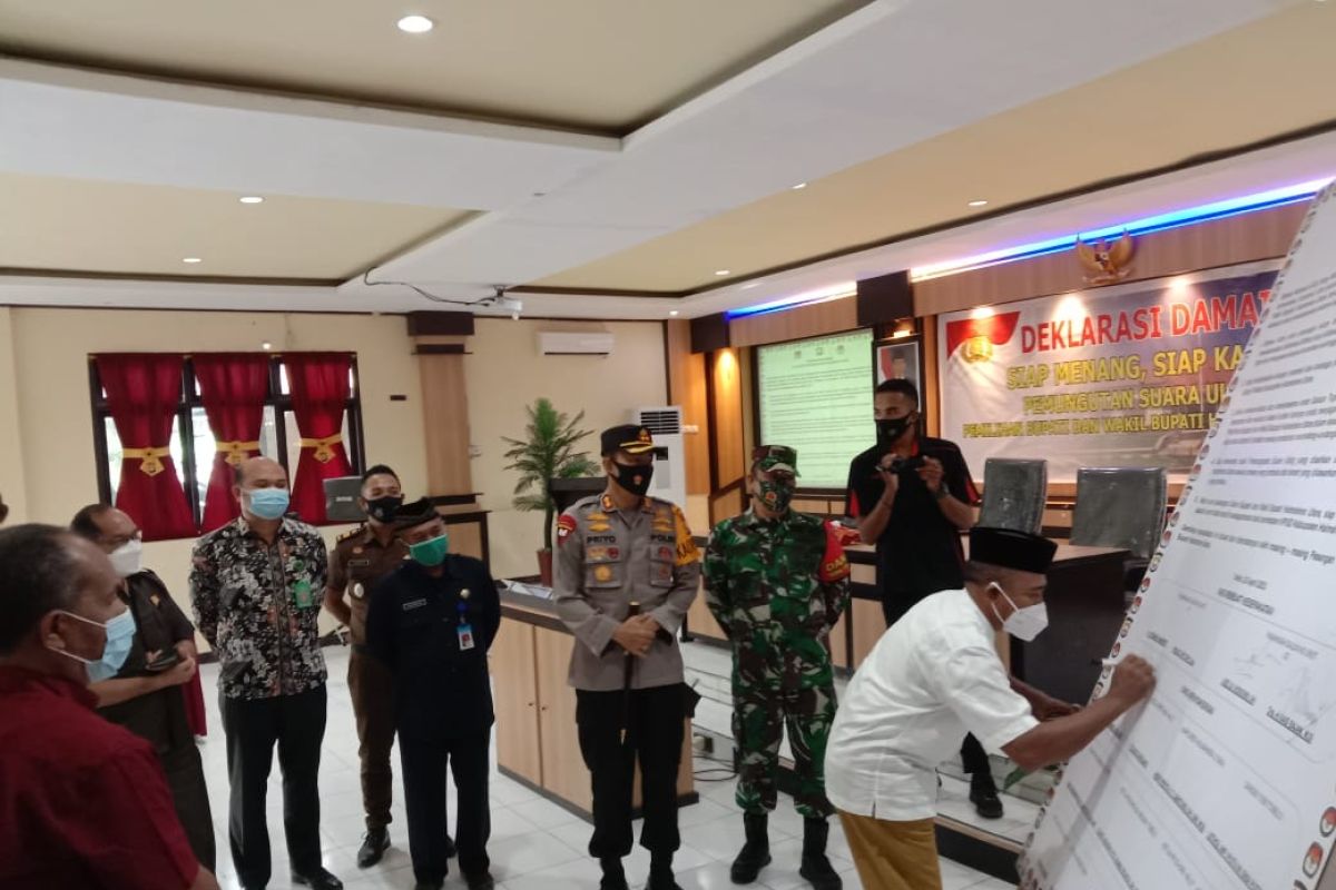 Polres gelar deklarasi damai PSU Halut