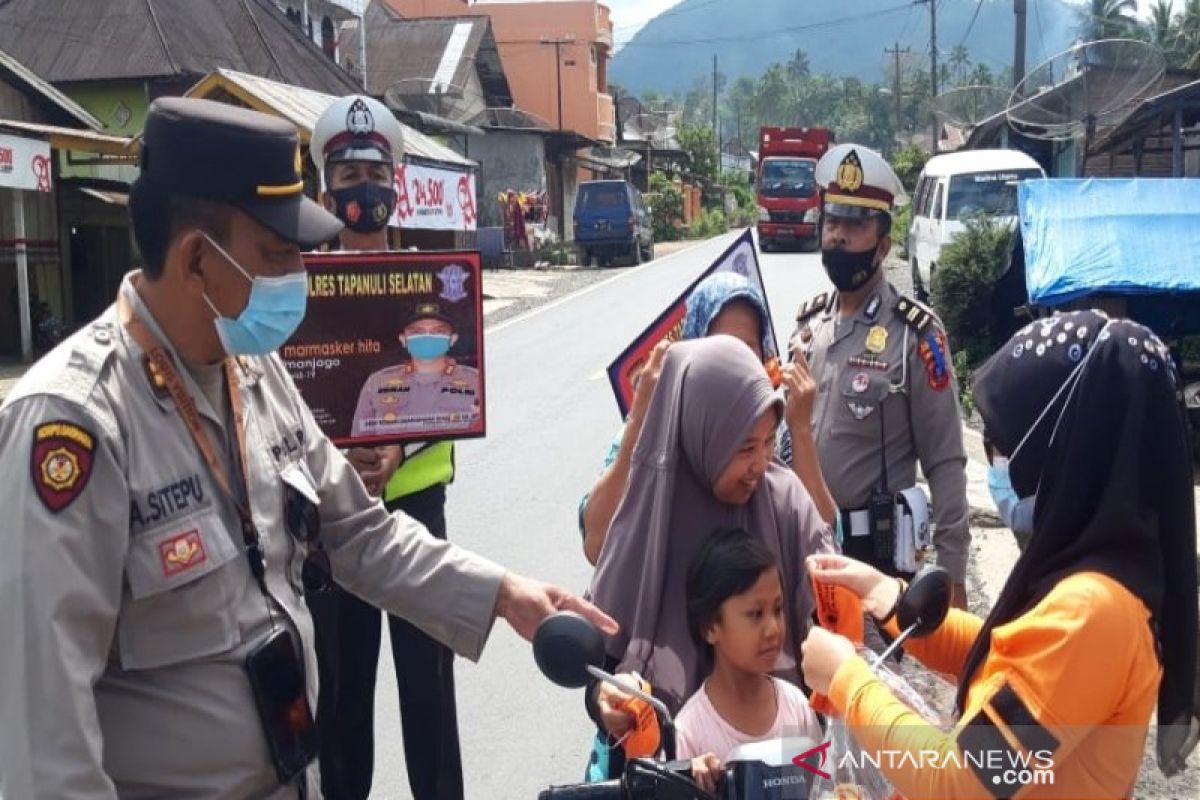 Ramadhan 1442 H, Pemkab-Polres Tapsel operasi yustisi prokes