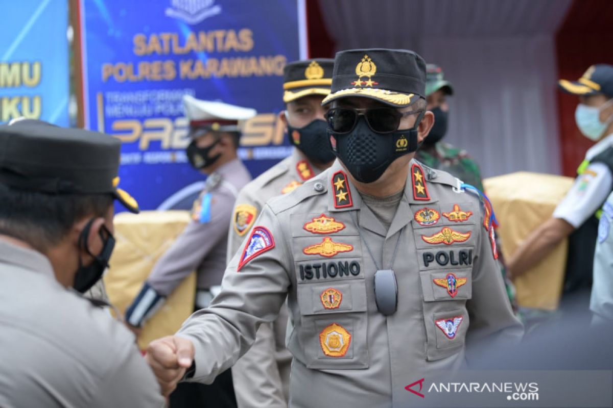 Korlantas sosialisasikan peniadaan mudik lewat operasi keselamatan