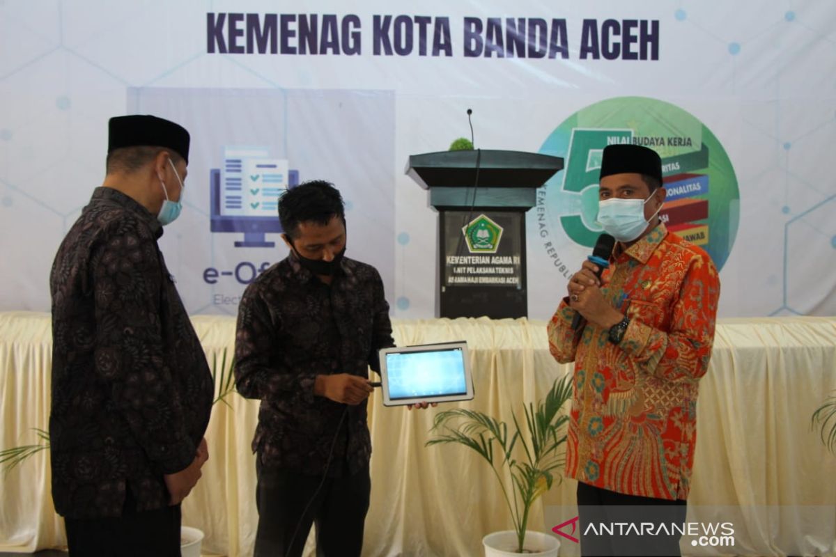 Kemenag Banda Aceh luncurkan aplikasi E-Office, begini kegunaannya