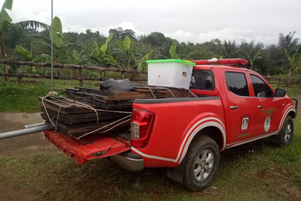 Two wild tiger traps installed in West Sumatra's Tigo Balai village