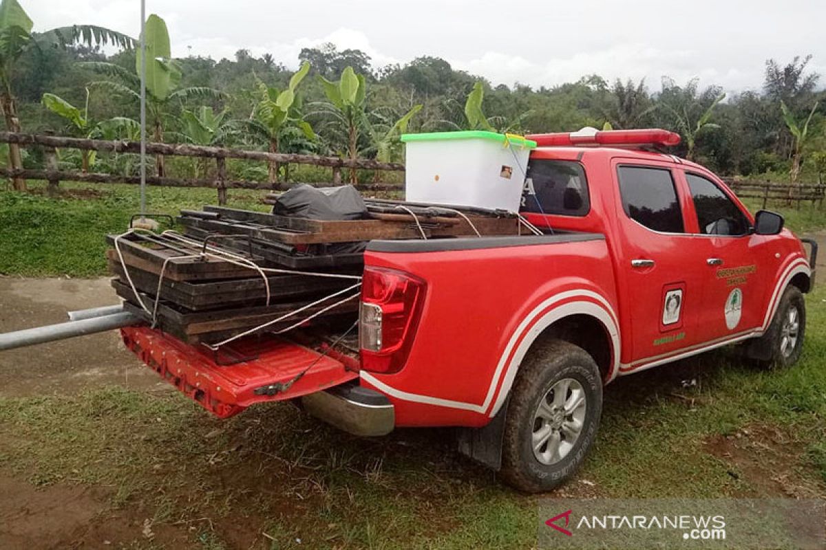 Two wild tiger traps installed in West Sumatra's Tigo Balai village