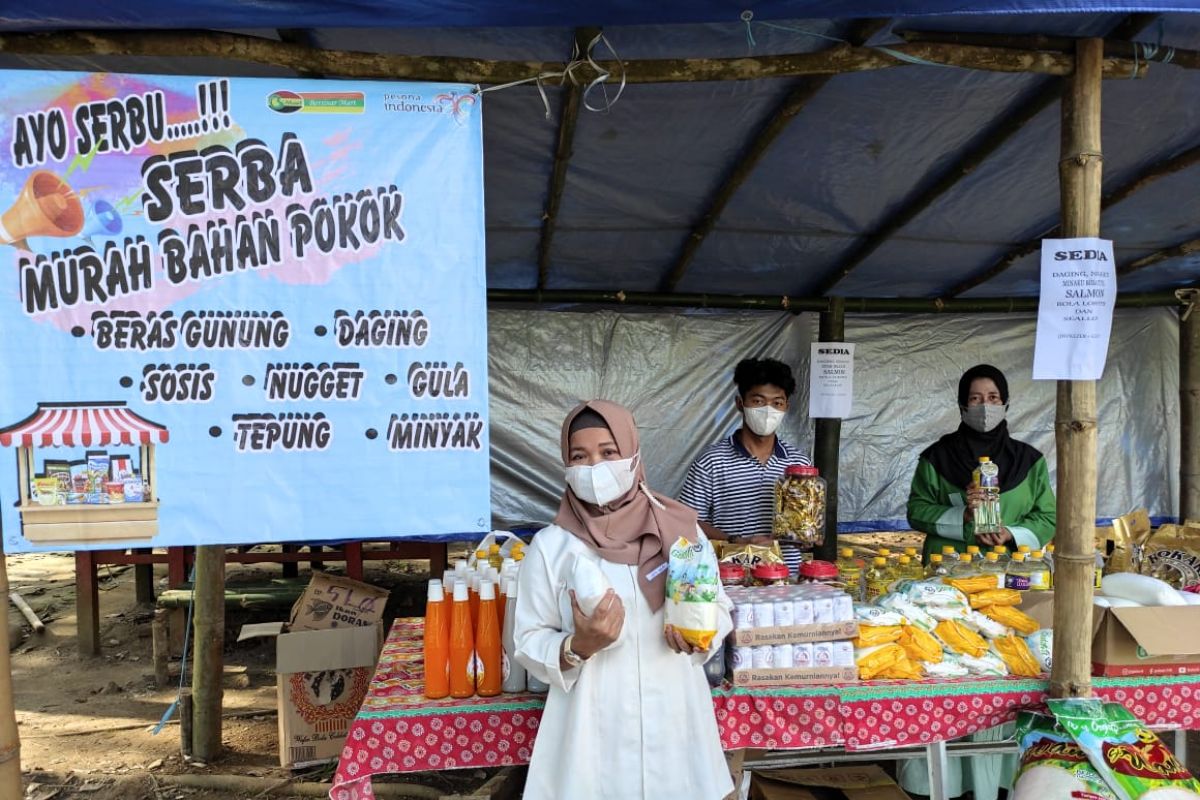 Disporapar Tabalong - Perumda Jaya Persada gelar pasar murah