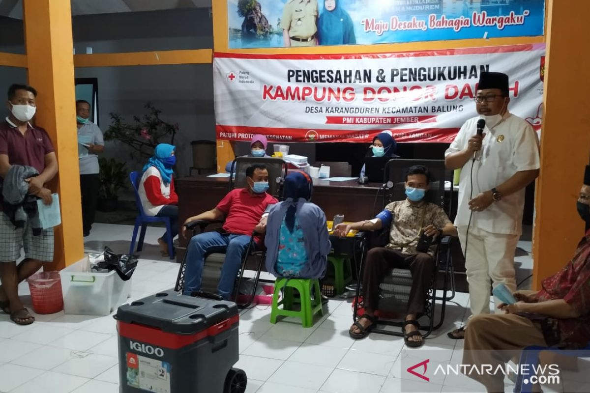 PMI Jember bentuk gerakan satu desa satu kampung donor darah sukarela