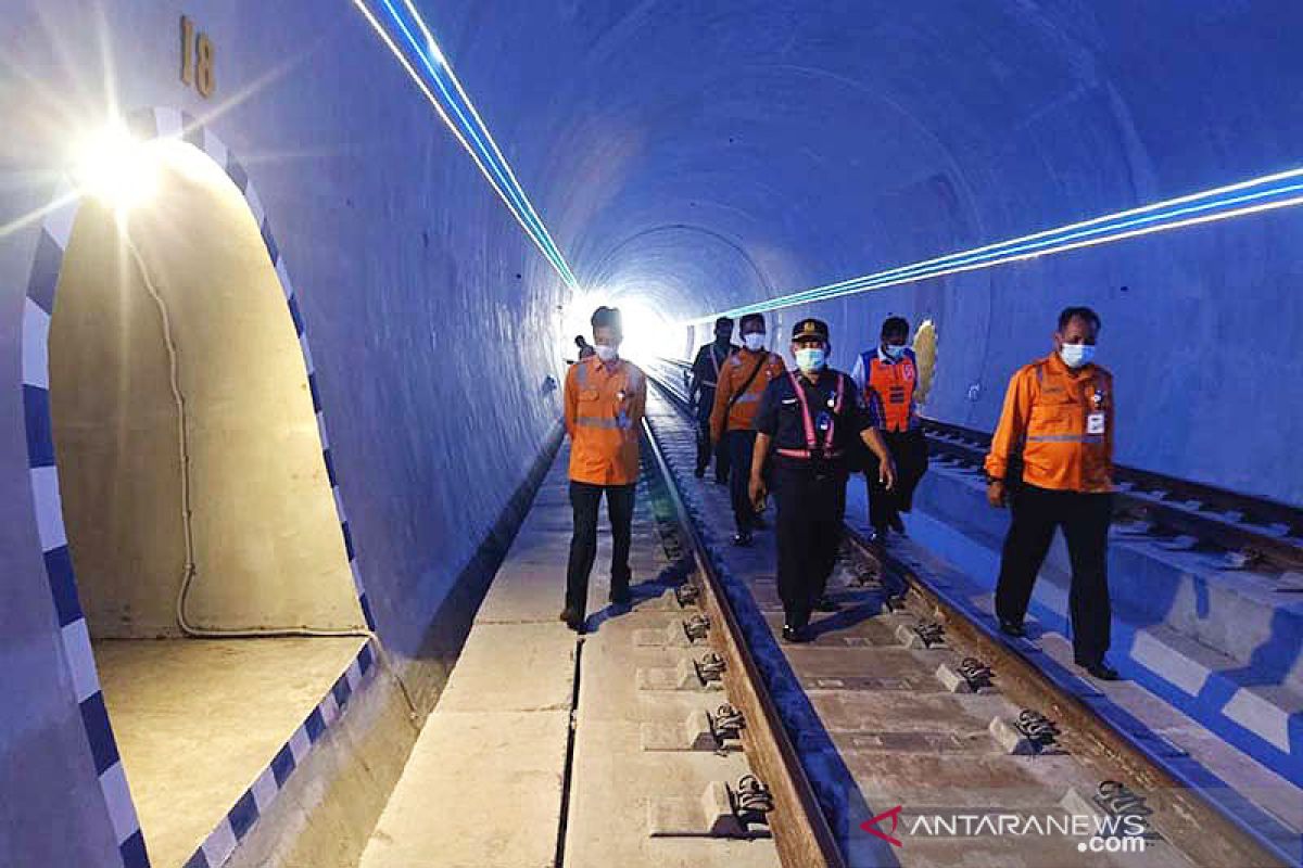 Manajemen KAI Purwokerto cek kondisi Terowongan Ijo