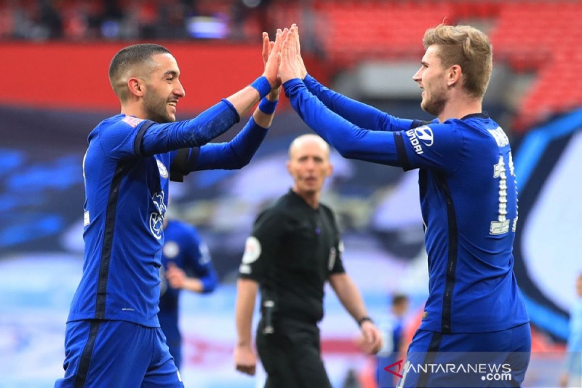 Piala FA - Hakim Ziyech bawa Chelsea lewati City menuju final