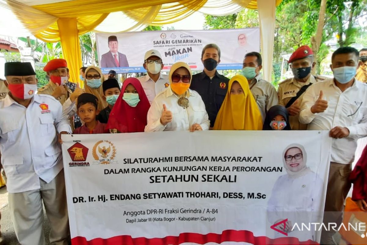 Anggota DPR RI kampanyekan Gemarikan pada masyarakat Kota Bogor