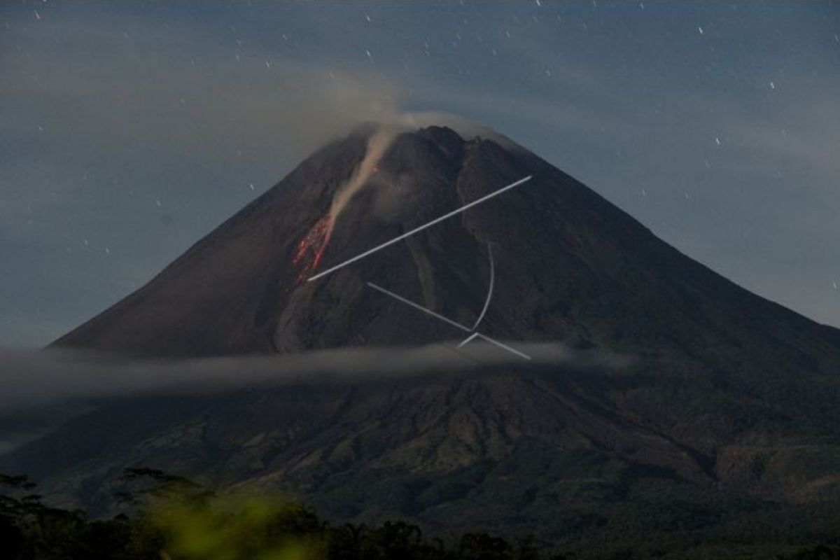 Merapi's lava dome volume reaches 1.68 million cubic meters