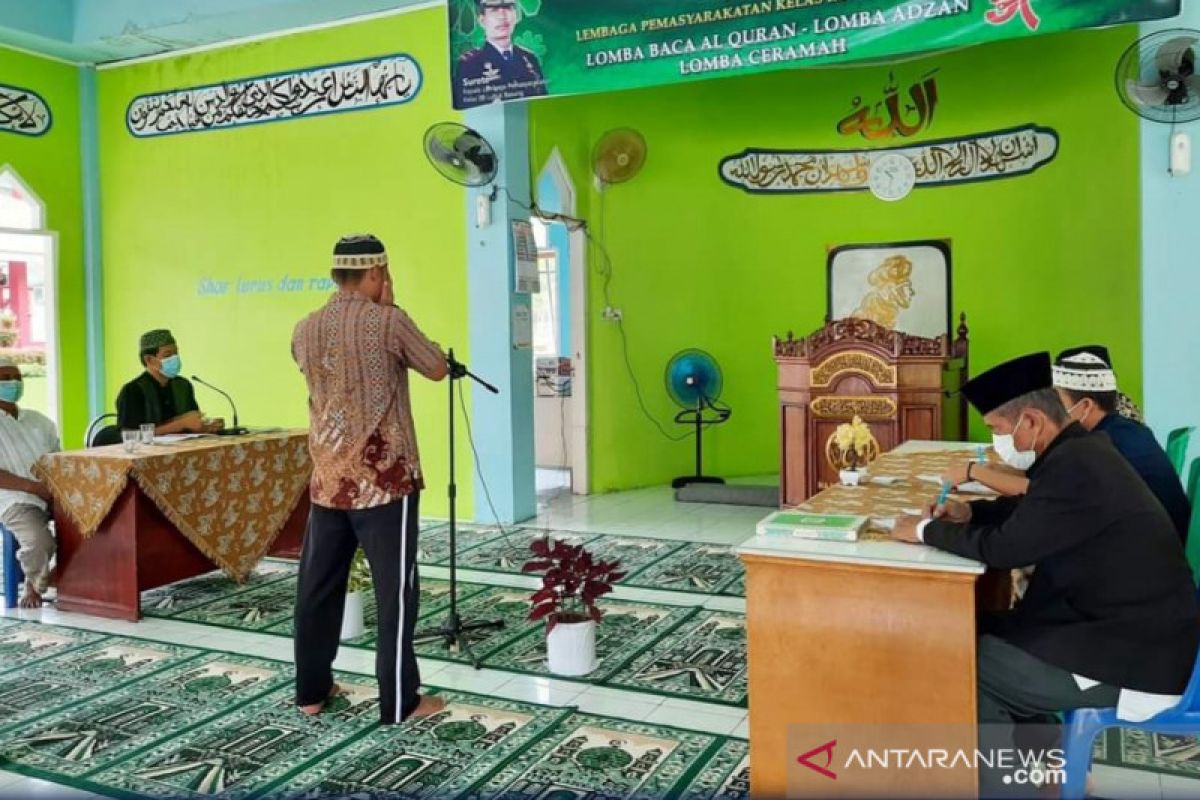 Sejumlah lomba keagamaan digelar Lapas Lubukbasung selama Ramadhan