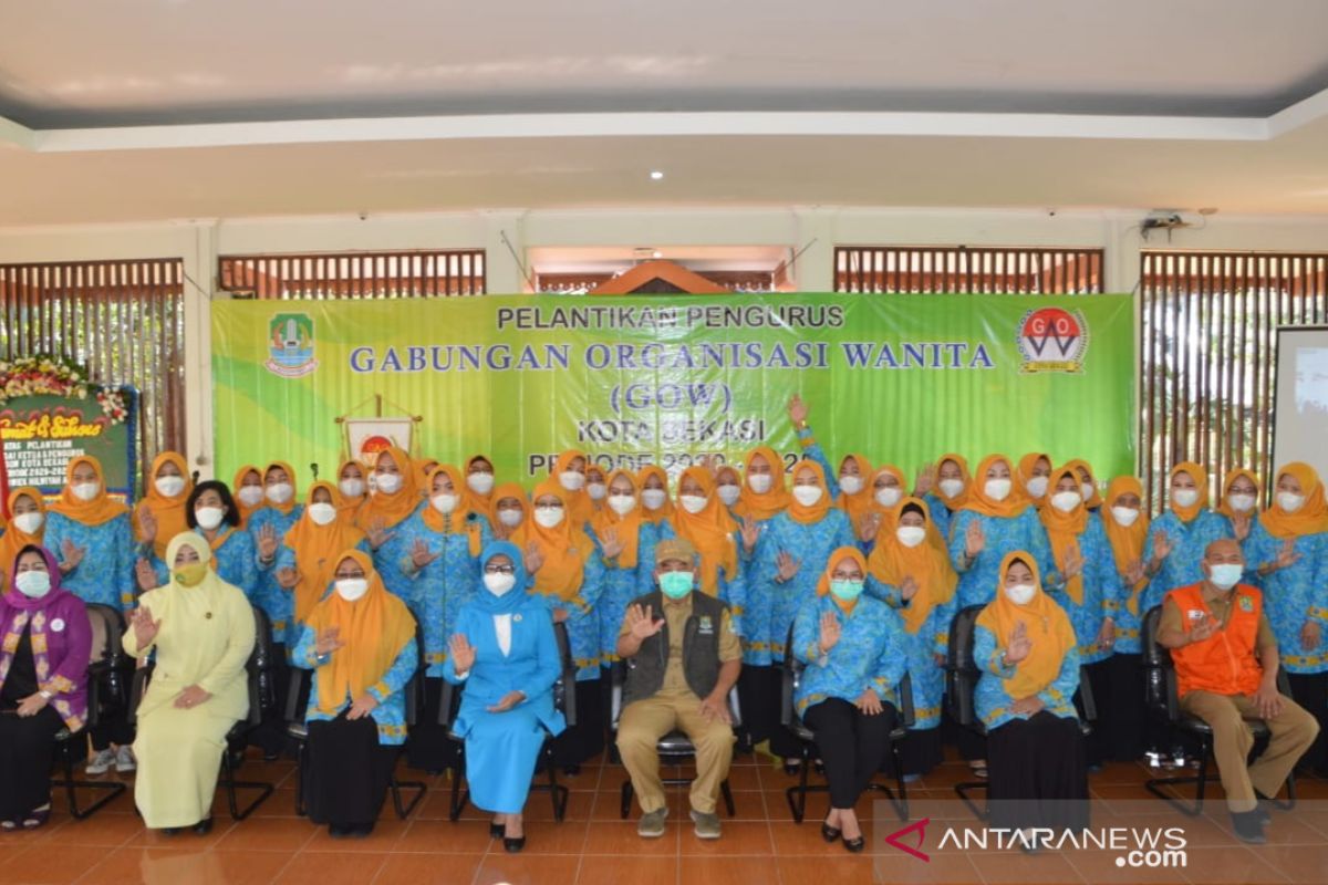 Pengurus Gabungan Organisasi Wanita Kota Bekasi periode 2020-2025 dilantik