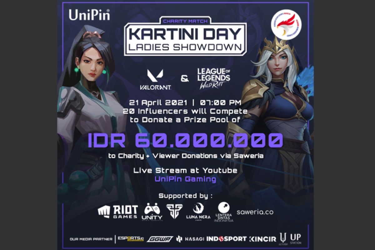 UniPin, Riot Games SEA gelar pertandingan amal peringati Hari Kartini