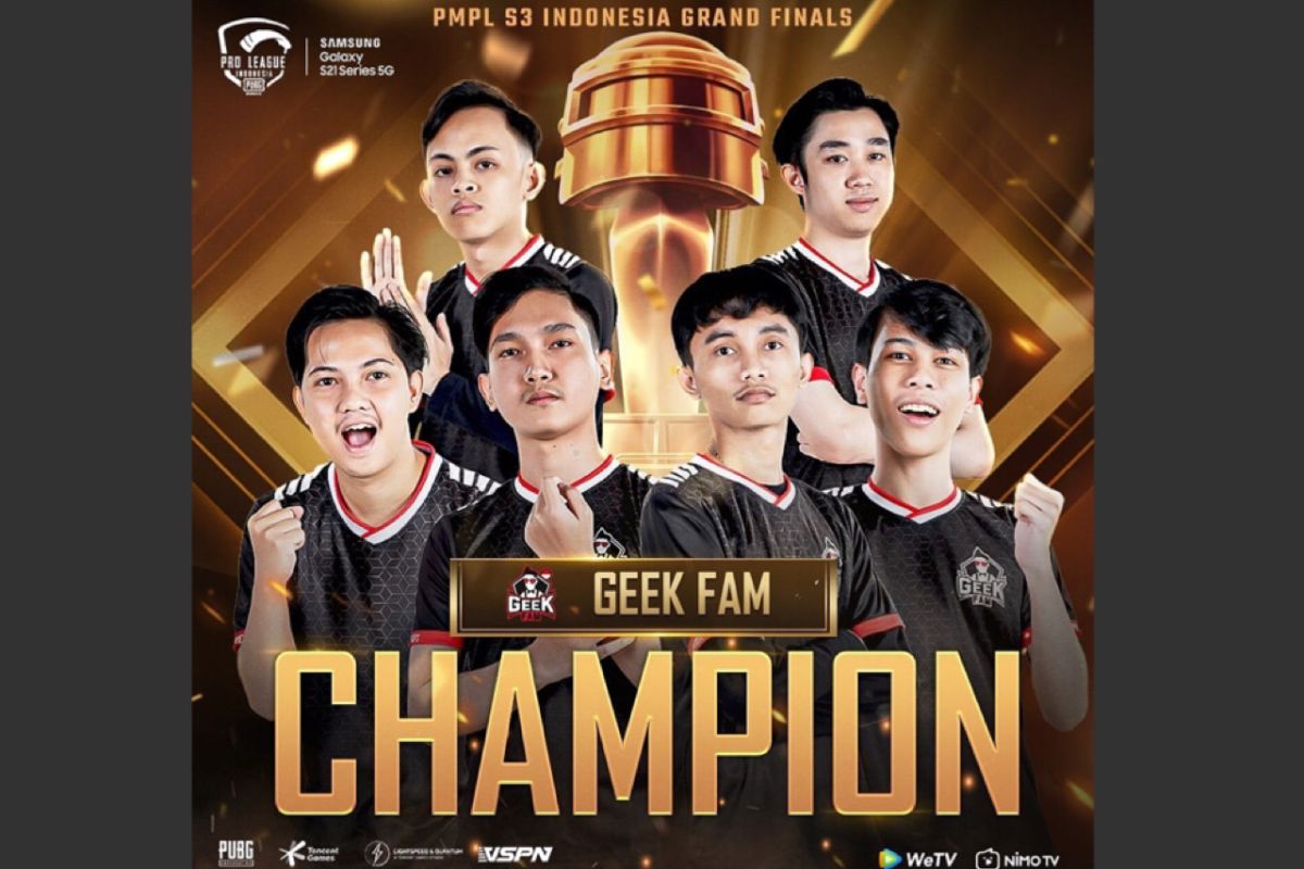 Geek Fam juara PUBG Mobile Pro League Indonesia Season 3