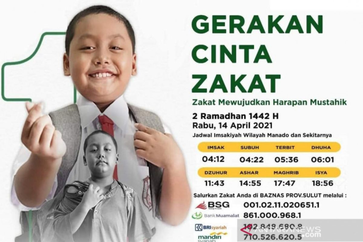 Baznas Sulut wujudkan harapan mustahik melalui Gerakan Cinta Zakat