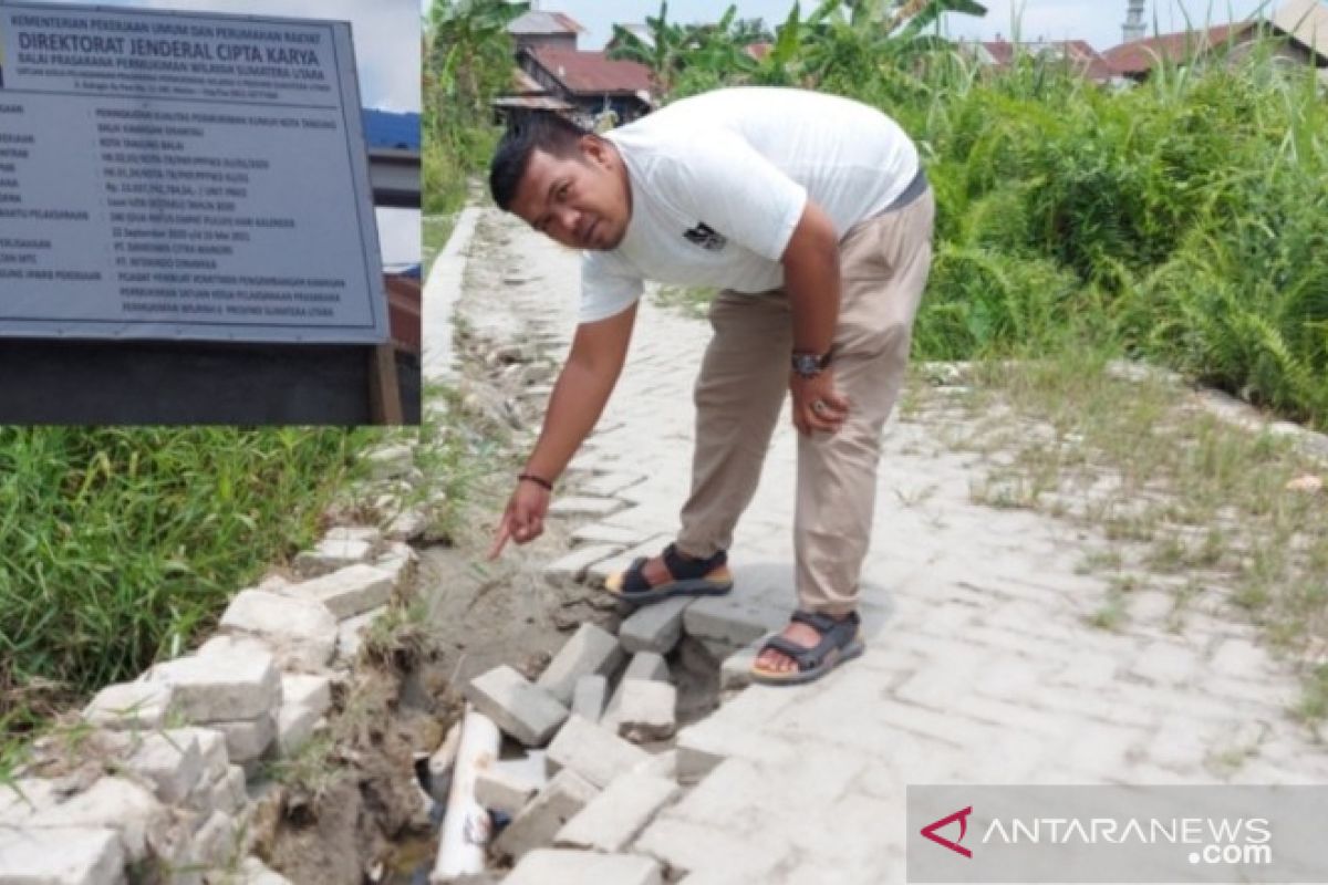 KNPI temukan dugaan penyimpangan proyek peningkatan pemukiman kumuh di Tanjungbalai