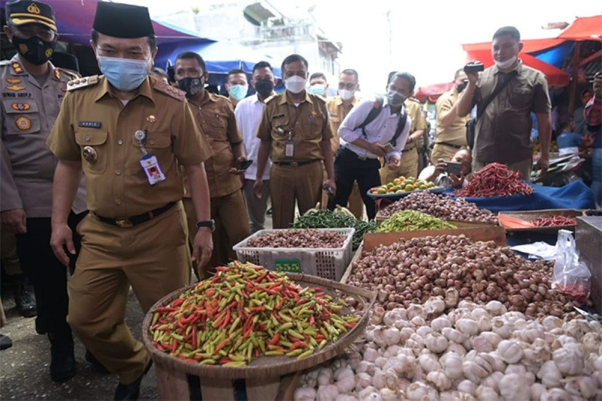 Bupati Merangin pastikan stok sembako mencukupi