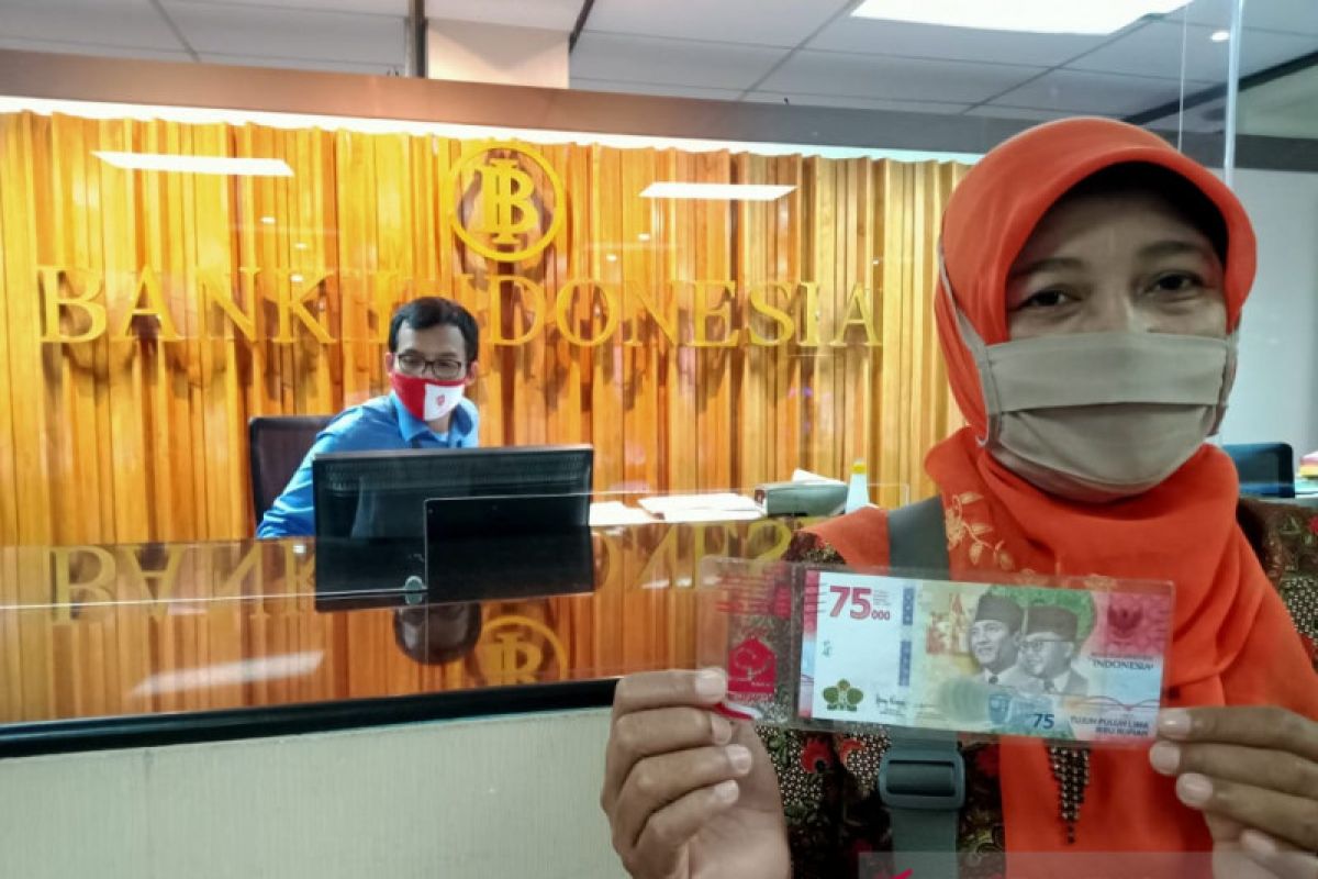 Masyarakat bisa tukar uang pecahan Rp75 ribu