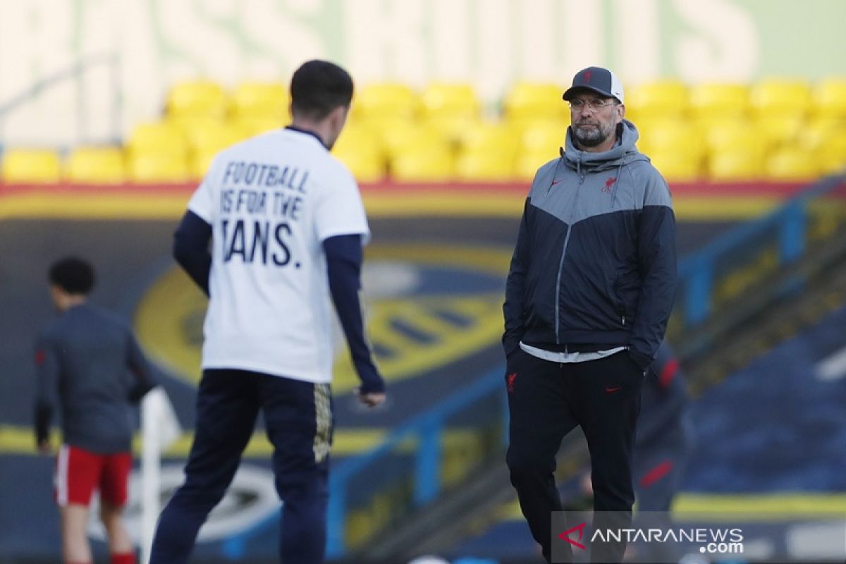 Klopp: Pemain tak jadi sasaran kemarahan Liga Super Eropa